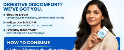 Anardyn Ayurvedic Digestive Tablets for Gas, Acidity, Bloating & Low Appetite | With Shunthi, Anardana & Saunf | Supports Healthy Digestion | 60 Tabs