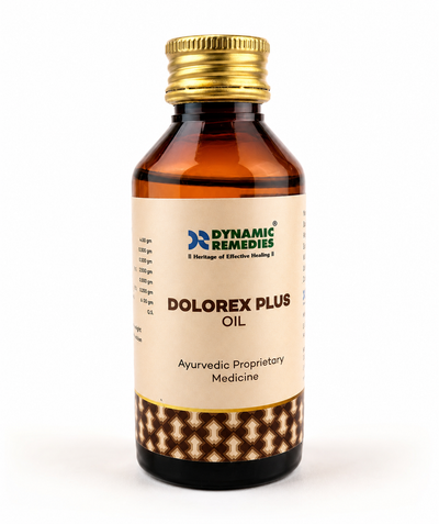 Dolorex Plus Oil | Ayurvedic Herbal Massage Oil for Daily Comfort & Relaxation | With Traditional Botanicals | 100 ml